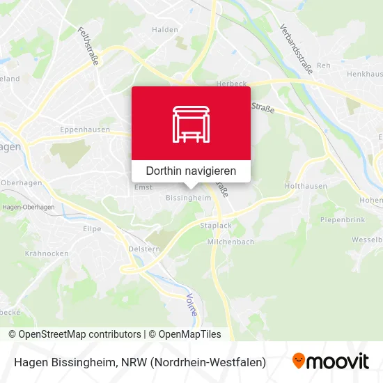Hagen Bissingheim Karte