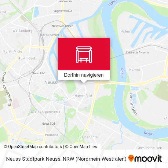 Neuss Stadtpark Neuss Karte