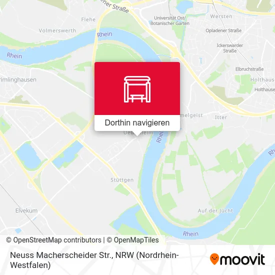 Neuss Macherscheider Str. Karte