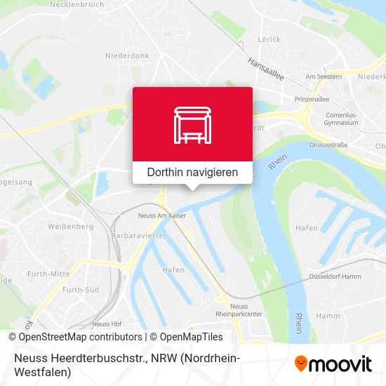 Neuss Heerdterbuschstr. Karte