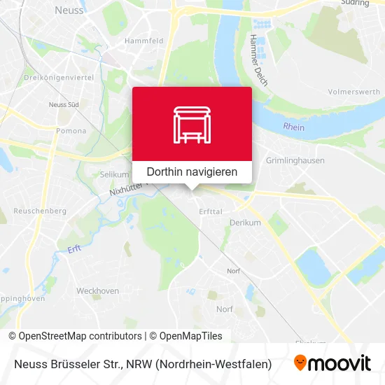 Neuss Brüsseler Str. Karte