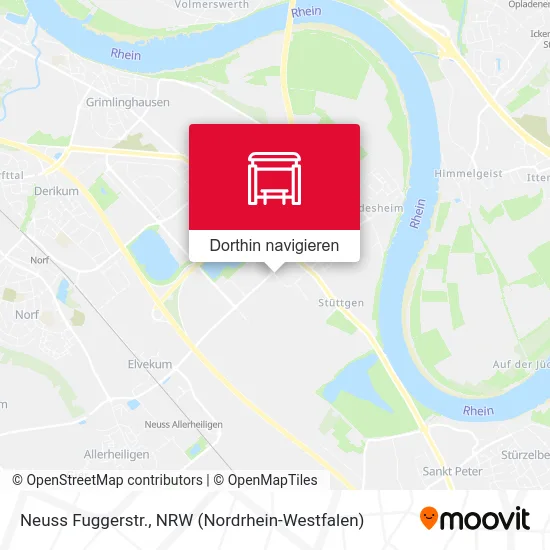 Neuss Fuggerstr. Karte