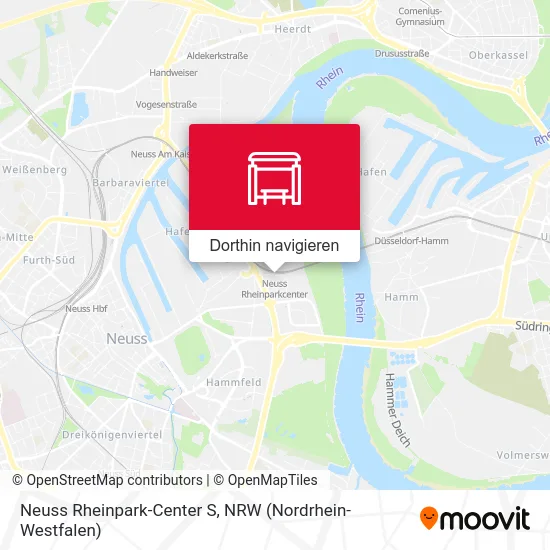 Neuss Rheinpark-Center S Karte