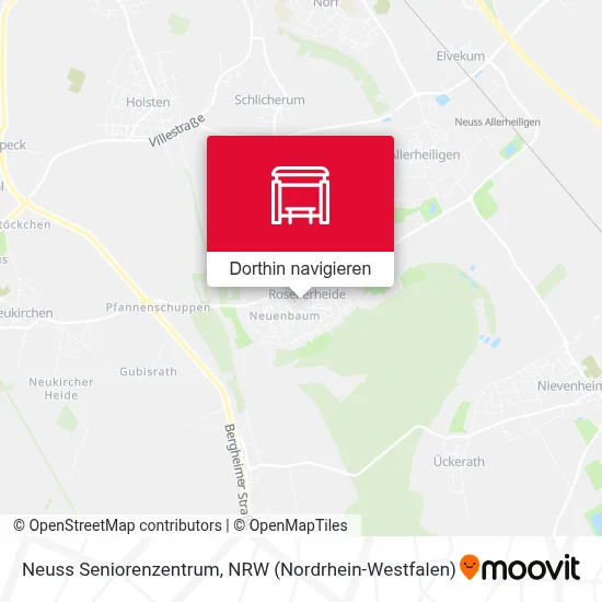 Neuss Seniorenzentrum Karte