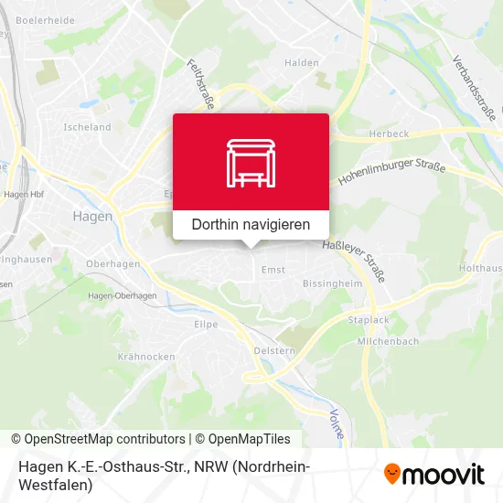 Hagen K.-E.-Osthaus-Str. Karte