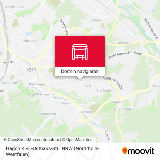 Hagen K.-E.-Osthaus-Str. Karte