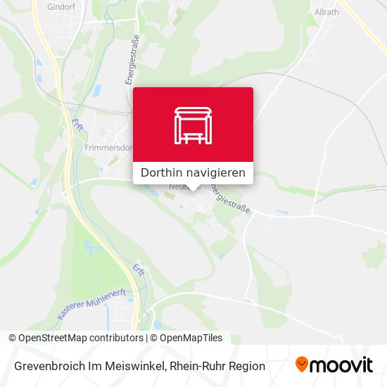Grevenbroich Im Meiswinkel Karte