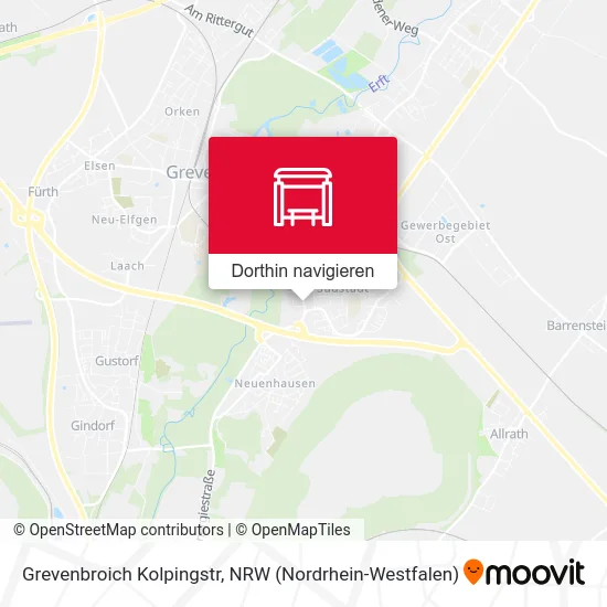 Grevenbroich Kolpingstr Karte