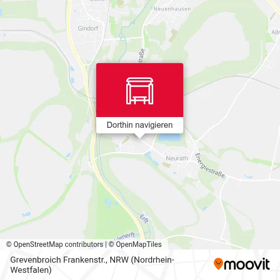 Grevenbroich Frankenstr. Karte