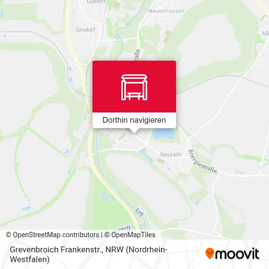 Grevenbroich Frankenstr. Karte