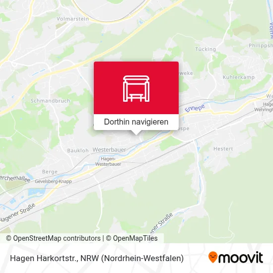 Hagen Harkortstr. Karte