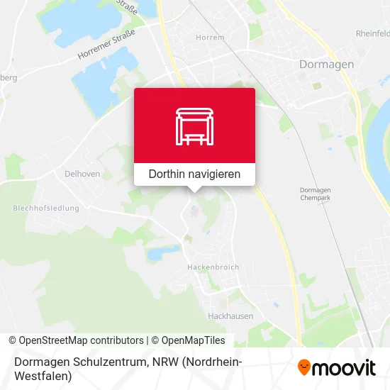 Dormagen Schulzentrum Karte