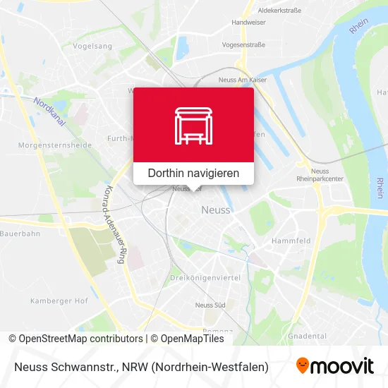 Neuss Schwannstr. Karte