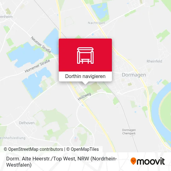Dorm. Alte Heerstr./Top West Karte
