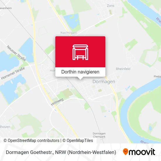 Dormagen Goethestr. Karte