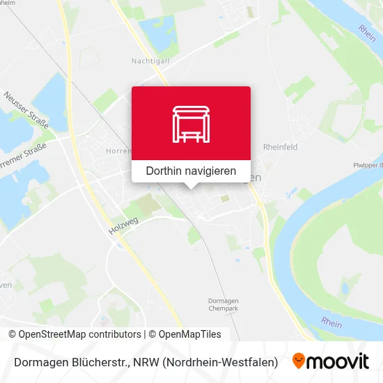 Dormagen Blücherstr. Karte