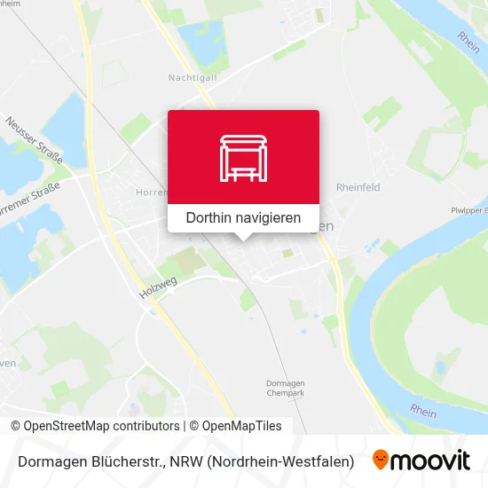 Dormagen Blücherstr. Karte