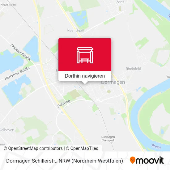 Dormagen Schillerstr. Karte