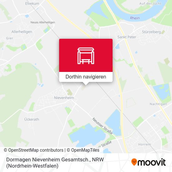 Dormagen Nievenheim Gesamtsch. Karte