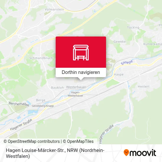 Hagen Louise-Märcker-Str. Karte