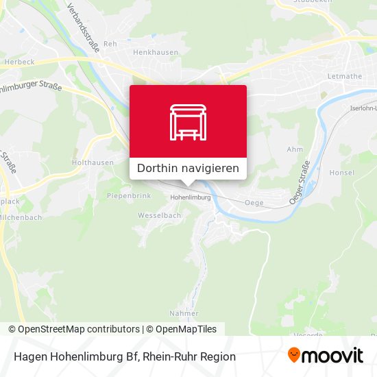 Hagen Hohenlimburg Bf Karte