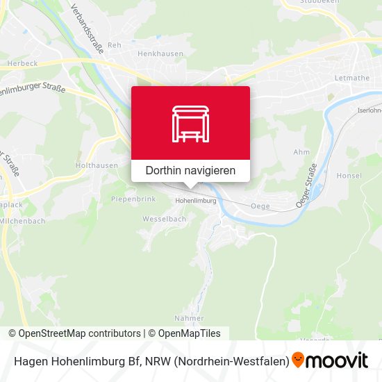 Hagen Hohenlimburg Bf Karte