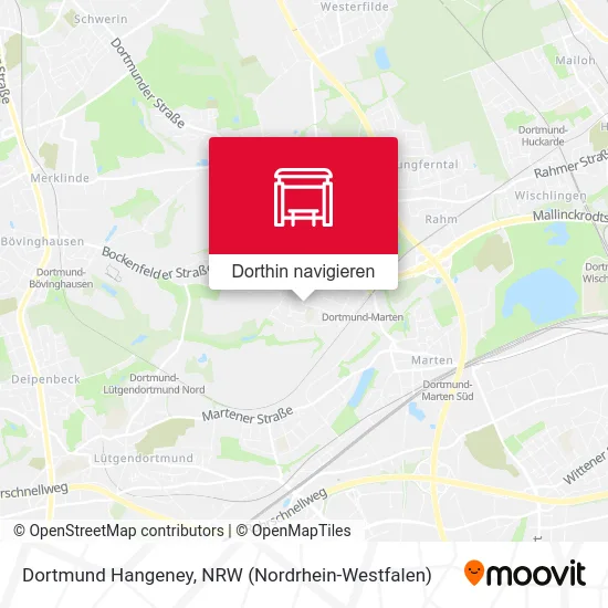 Dortmund Hangeney Karte