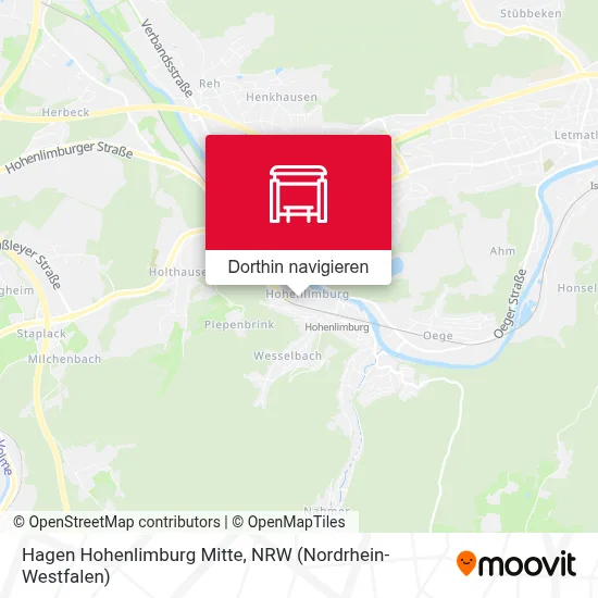 Hagen Hohenlimburg Mitte Karte