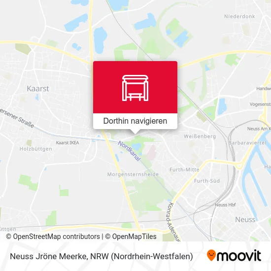 Neuss Jröne Meerke Karte