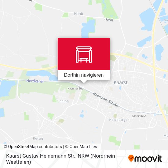Kaarst Gustav-Heinemann-Str. Karte