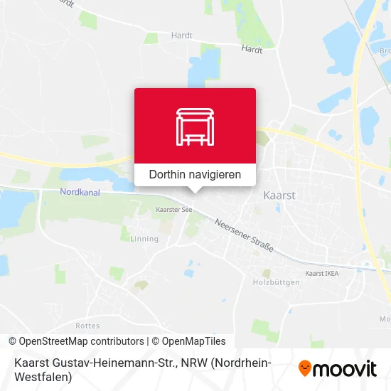 Kaarst Gustav-Heinemann-Str. Karte