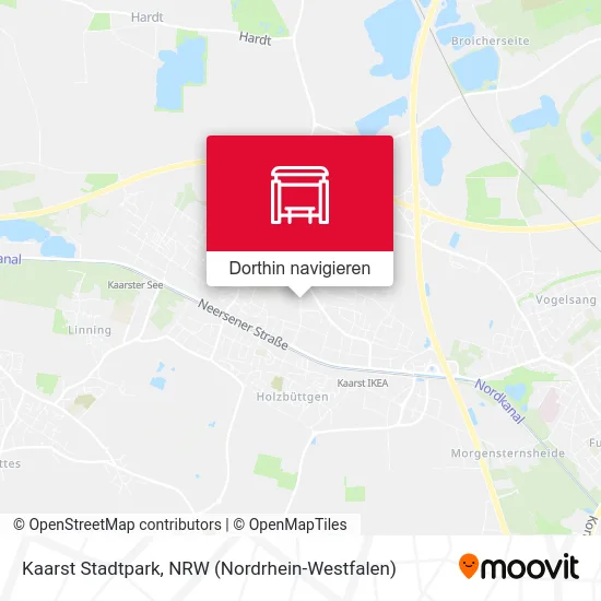 Kaarst Stadtpark Karte