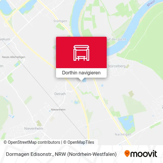 Dormagen Edisonstr. Karte