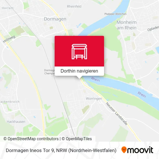 Dormagen Ineos Tor 9 Karte