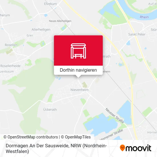 Dormagen An Der Sausweide Karte