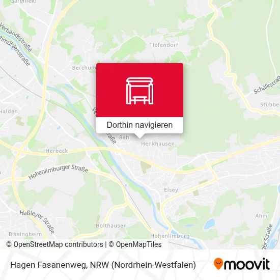 Hagen Fasanenweg Karte