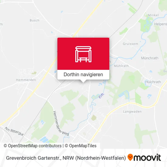 Grevenbroich Gartenstr. Karte