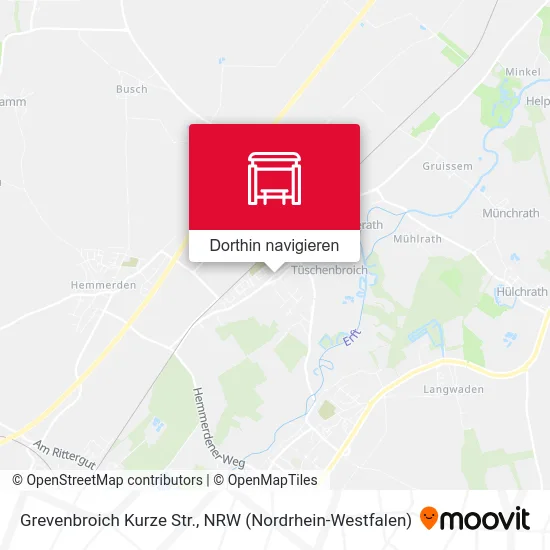 Grevenbroich Kurze Str. Karte