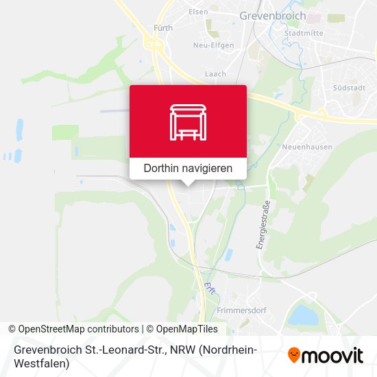 Grevenbroich St.-Leonard-Str. Karte