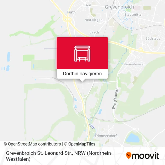 Grevenbroich St.-Leonard-Str. Karte