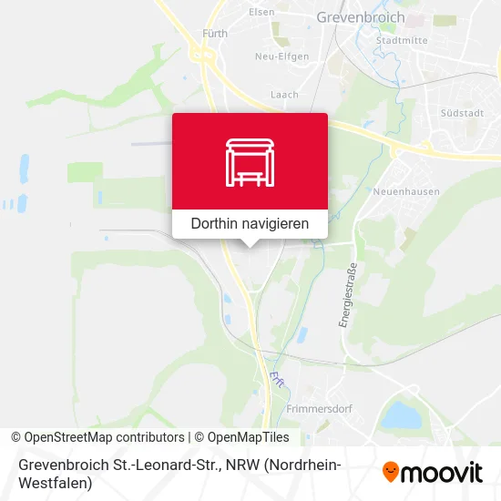 Grevenbroich St.-Leonard-Str. Karte