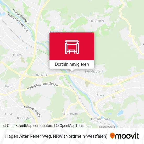 Hagen Alter Reher Weg Karte