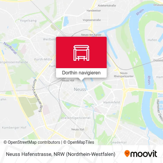 Neuss Hafenstrasse Karte