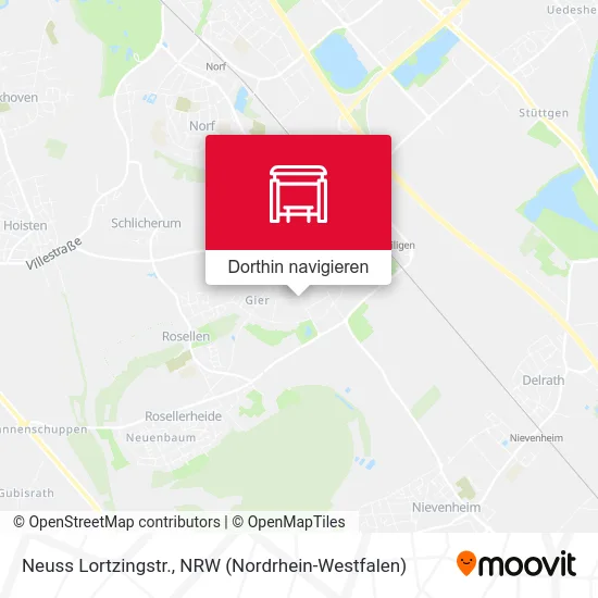 Neuss Lortzingstr. Karte