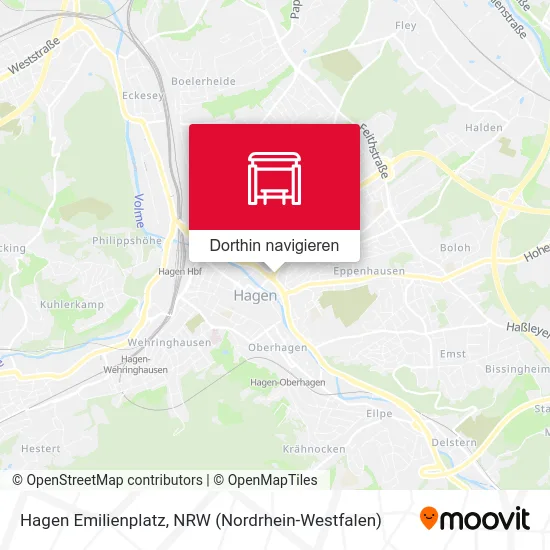 Hagen Emilienplatz Karte