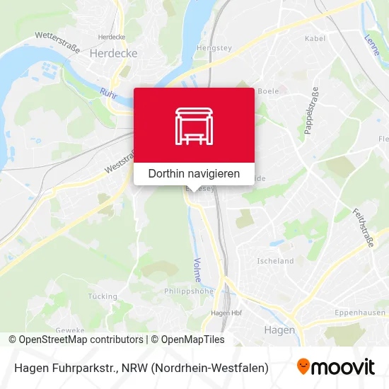 Hagen Fuhrparkstr. Karte