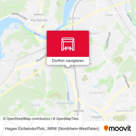 Hagen Eichendorffstr. Karte