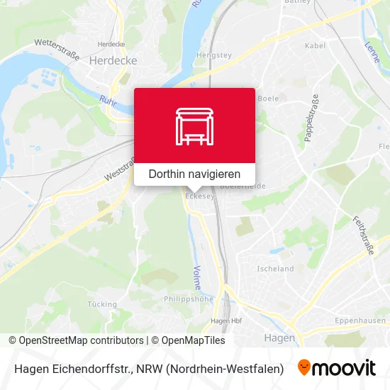 Hagen Eichendorffstr. Karte