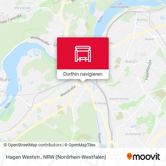 Hagen Weststr. Karte