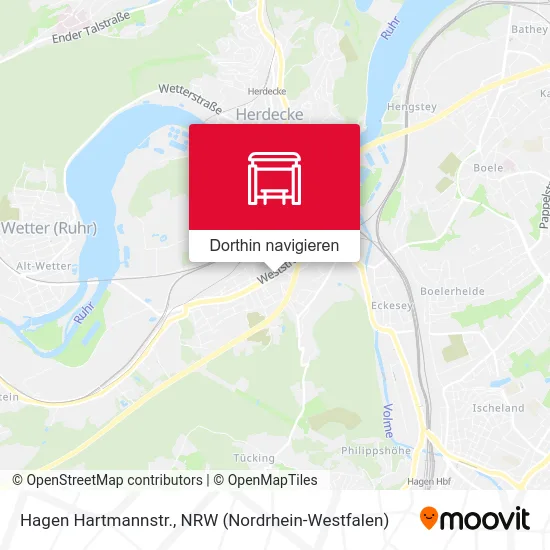 Hagen Hartmannstr. Karte